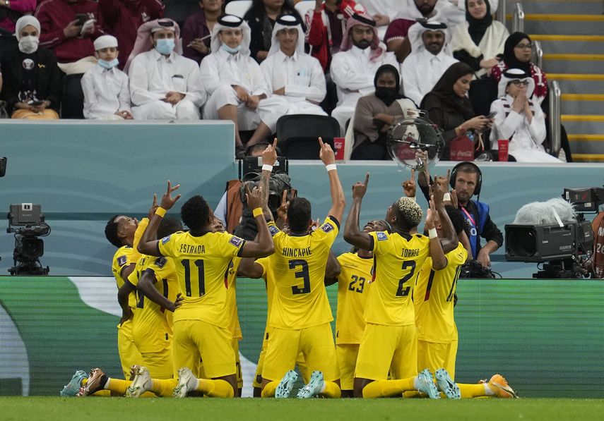La selección de Ecuador venció a Qatar en el partido inaugural de Qatar 2022.