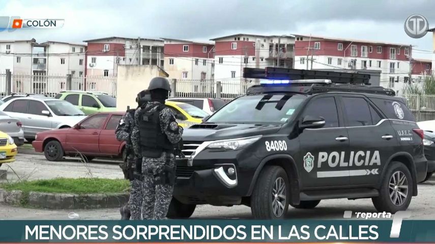 Autoridades de Colón evalúan implementar toque de queda para menores de edad