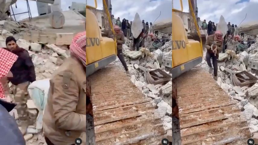 Mujer dio a luz tras el terremoto