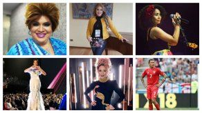 Famosos del patio en el Carnaval de Río de Janeiro