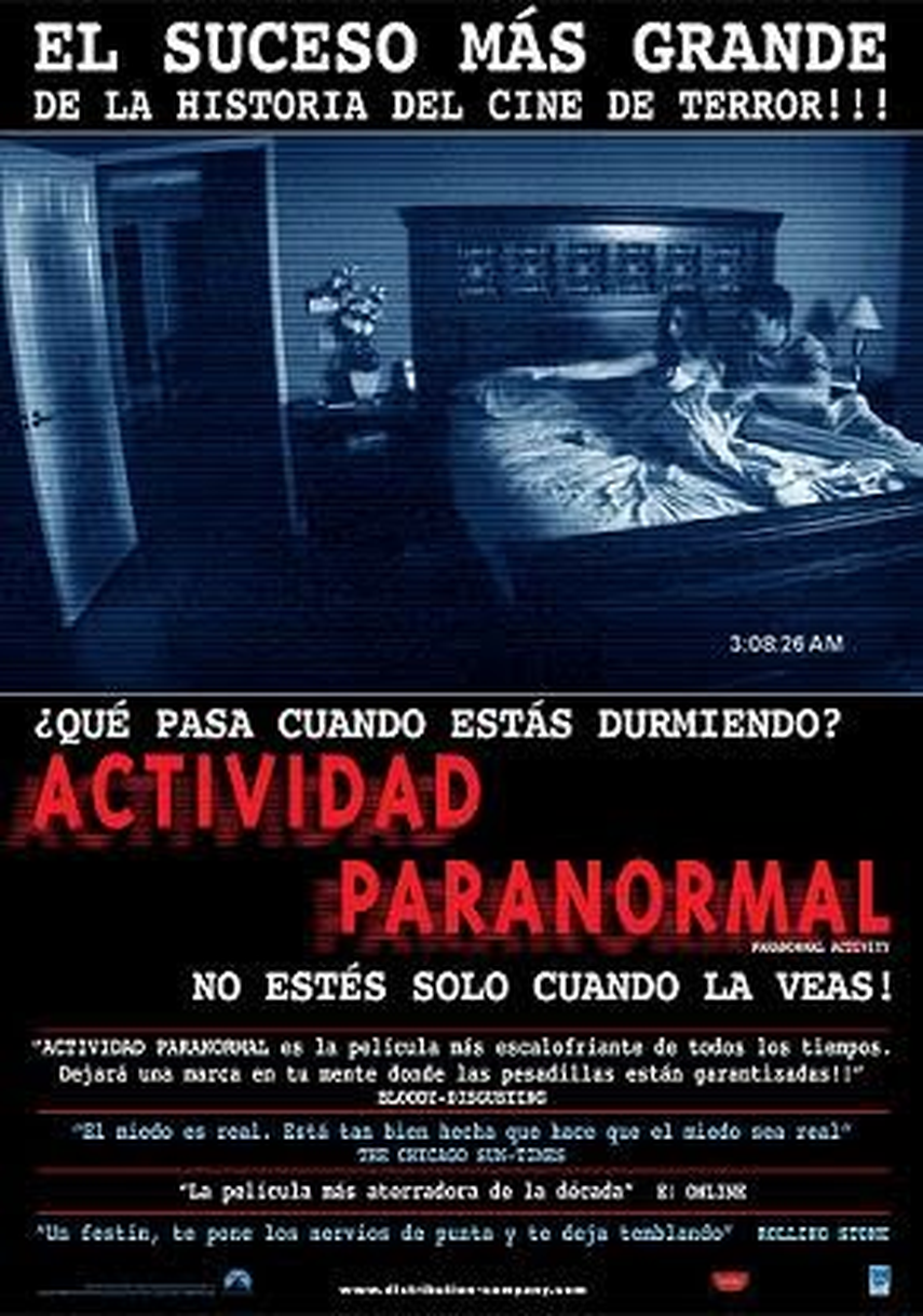 Poster de la película Actividad Paranormal