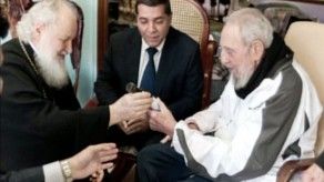 Fidel Castro y el Patriarca Kirill se reúnen