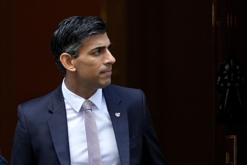 El primer ministro británico Rishi Sunak.