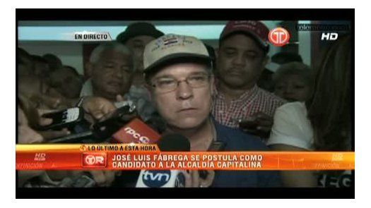 José Luis Fábrega presenta precandidatura para la Alcaldía capitalina