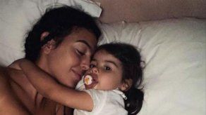 Georgina Rodríguez presume de sus amorosas siestas con Alana Martina