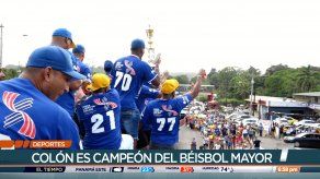 Colonenses realizan caravana tras ganar el Béisbol Mayor 2023