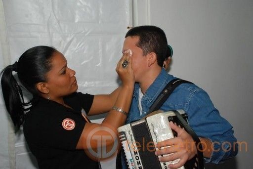 Detrás de escenario en La Chorrera con Cuna 2010