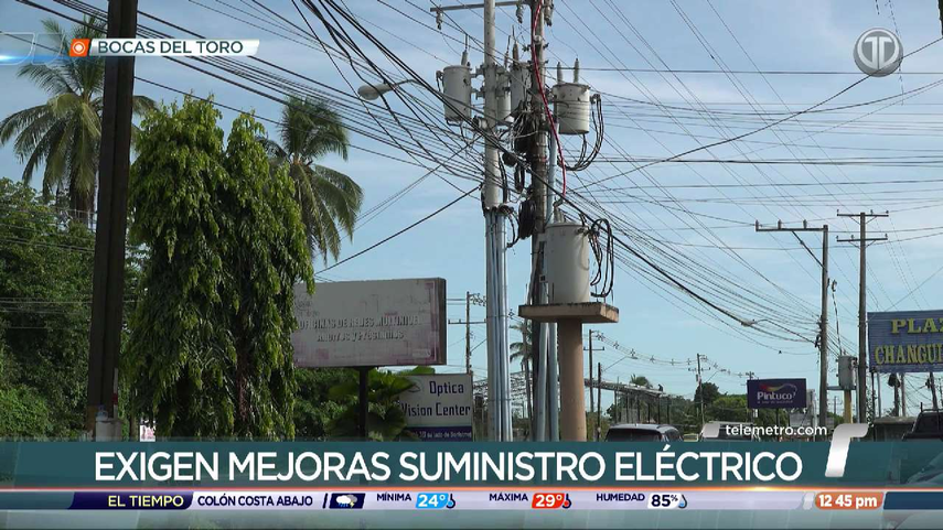 Moradores de Bocas del Toro exigen soluciones a apagones