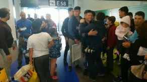 Los 33 refugiados del papa llegan a Roma Los 33 refugiados del papa llegan a Roma