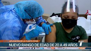 Personas de entre 20 y 49 años pueden aplicarse la cuarta dosis de la vacuna anticovid