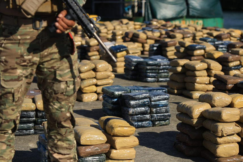 Decomiso de drogas por el SENAN