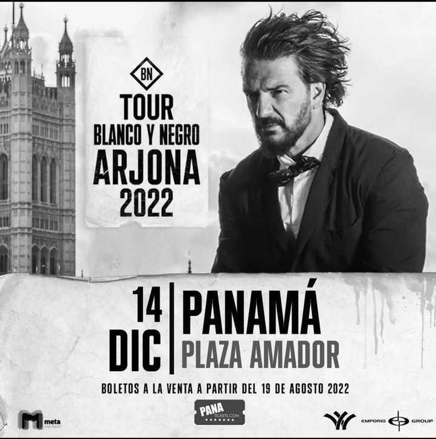 Ricardo Arjona en Panamá ¿dónde y a qué hora será el concierto?