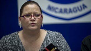 La ministra de Gobernación de Nicaragua, María Amelia Coronel.&nbsp;