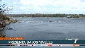 Lago Alajuela presenta bajos niveles de agua