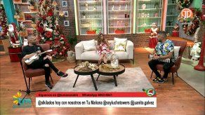 Juan Gálvez y Luis Torres de la banda colombiana Alkilados