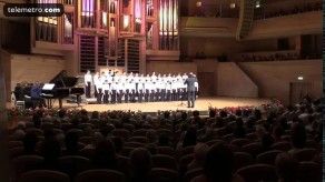 El coro de la Escolanía del Escorial cautiva al público moscovita