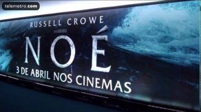 Russell Crowe asiste al preestreno del filme Noé en Río de Janeiro