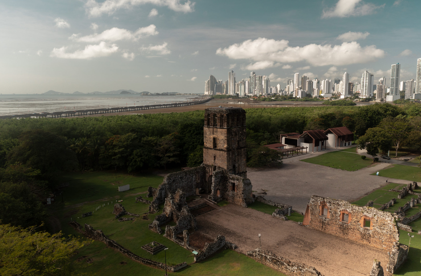 Vista de las Ruinas de Panamá la Vieja Vista de las Ruinas de Panamá la Vieja