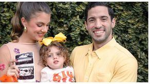 Ana Lucía Tejeira y su familia.