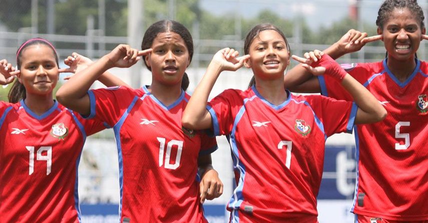Panamá Femenina Sub-17 goleó a Nicaragua en J1 del Torneo UNCAF
