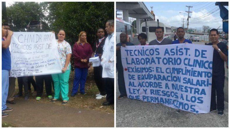 Técnicos y Auxiliares de Laboratorios Clínicos exigen equiparación de salarios