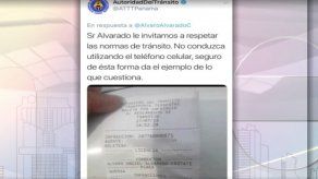 ATTT publica boleta impuesta a periodista Alvarado ante críticas ATTT publica boleta impuesta a periodista Alvarado ante críticas