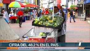 Trabajo informal en Panamá supera el 48.2%