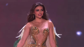 Miss Panamá, Mirna Caballini, utilizó un vestido del diseñador tailandés Thuong Gia Ky.