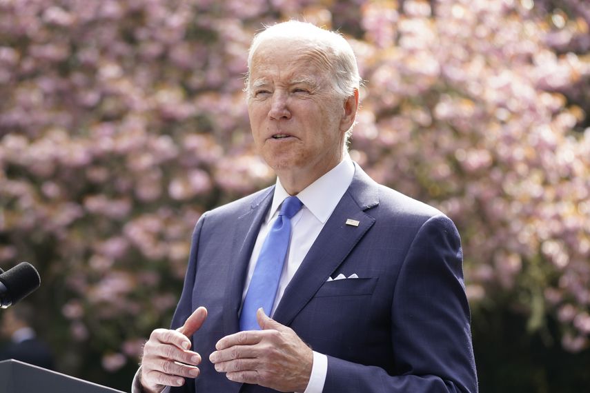 El presidente estadounidense Joe Biden﻿.