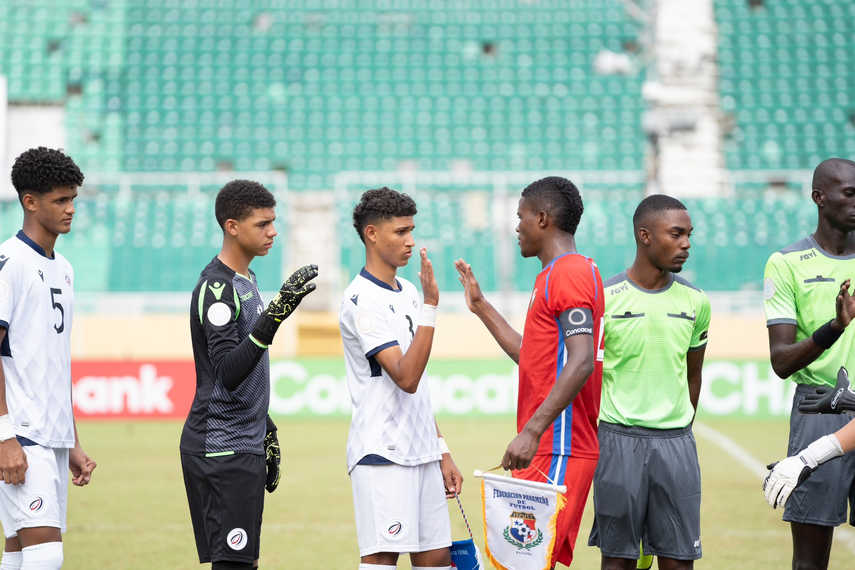 Panamá Sub-15 logra primer triunfo ante Dominicana en Campeonato de CONCACAF&nbsp;