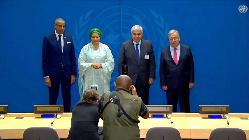 Presidente Mulino llega a la inauguración de la Asamblea General de la ONU