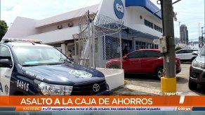 Asaltan sucursal de la Caja de Ahorros