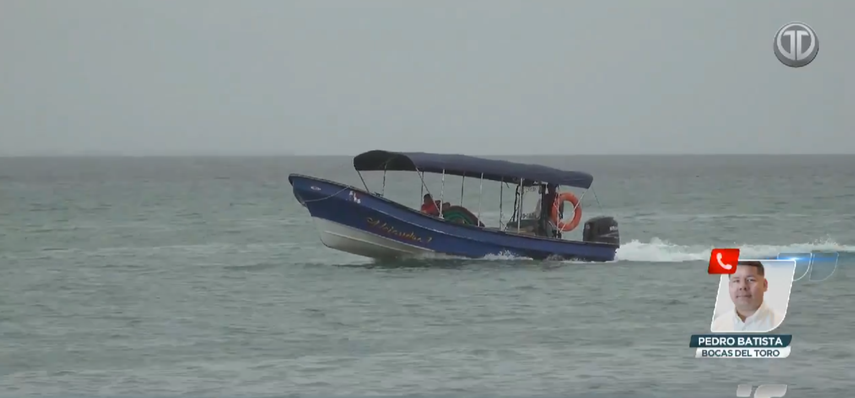 Choque de lanchas en Isla Colón
