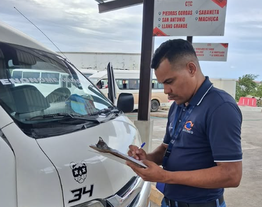 ACODECO levanta actas en transporte de Aguadulce&nbsp;