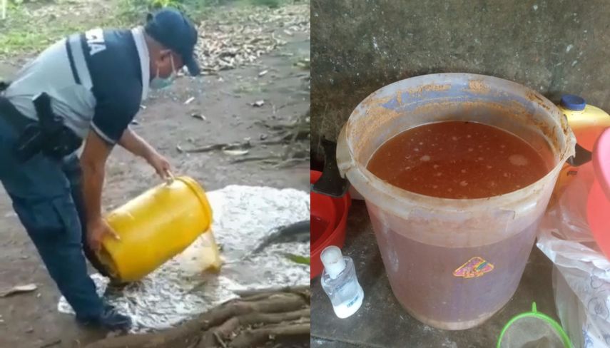 La Policía explica que las bebidas fermentadas “producen daños a la salud públicas.