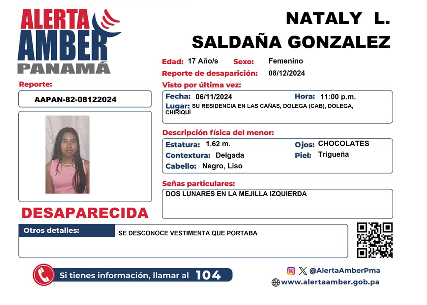 Activan Alerta Amber por Nataly L. Saldaña González