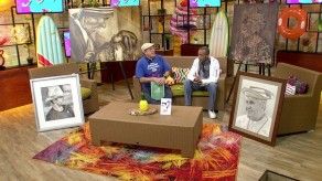 Pintor panameño dibuja al Papa Francisco Pintor panameño dibuja al Papa Francisco