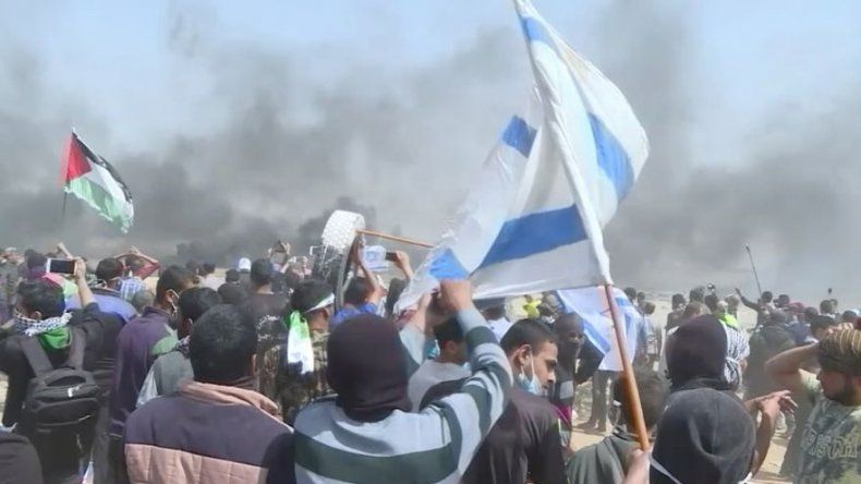 Nuevas manifestaciones en Gaza en la frontera con Israel