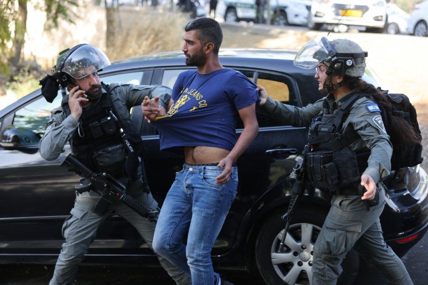 La policía israelí dijo que había neutralizado en Jerusalén del Este al asaltante