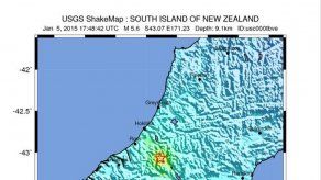 Poderoso sismo sacude Nueva Zelanda; sin víctimas ni daños
