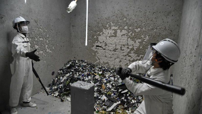 Singapur abre una sala de furia para luchar contra el estrés