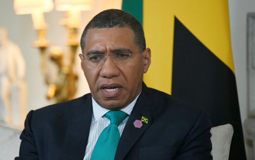 El primer ministro de Jamaica