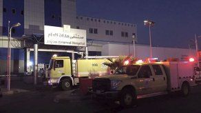Mueren 25 personas y 123 heridas en incendio en un hospital saudí