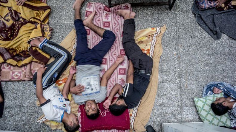 Cristianos ortodoxos de Gaza abren iglesia a refugiados
