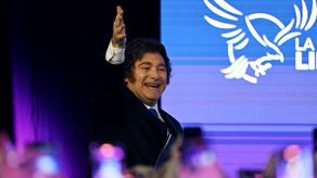 Javier Milei, tras la victoria del partido ultraliberal en las elecciones legislativas.&nbsp;