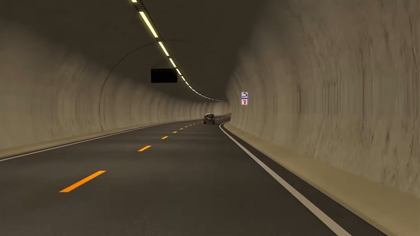 Simulación del Túnel Rogfast Simulación del Túnel Rogfast