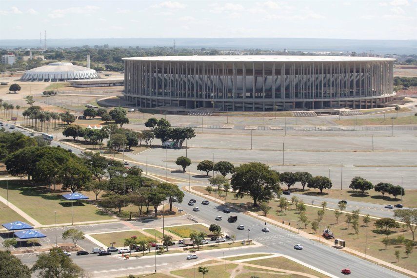 Vista exterior del estadio Mané Garrincha