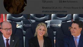 Shakira presenta su última iniciativa solidaria en el Camp Nou
