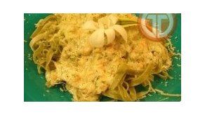 Rissotto en salsa blanca al salmón