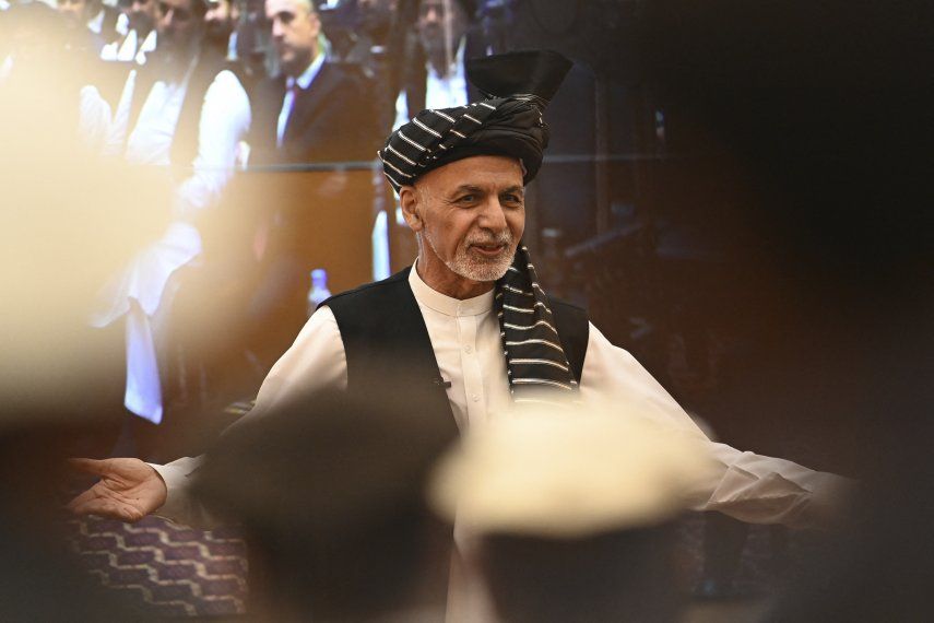 El presidente Ashraf Ghani abandonó Afganistán.
